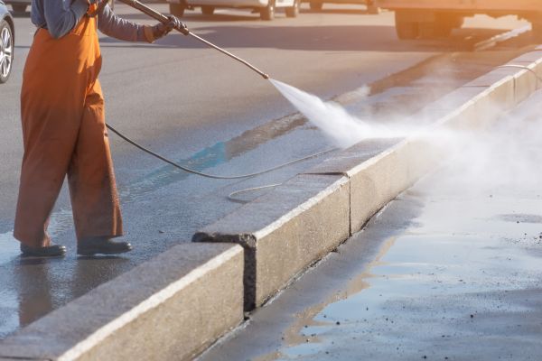 Commercial Concrete Cleaning in Orange