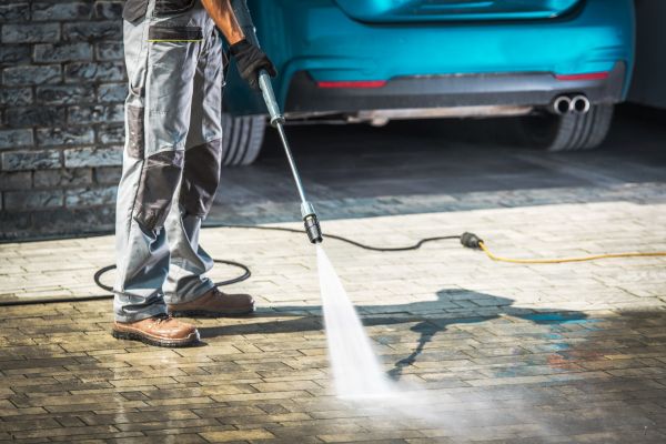 Driveway Pressure Washing in Orange