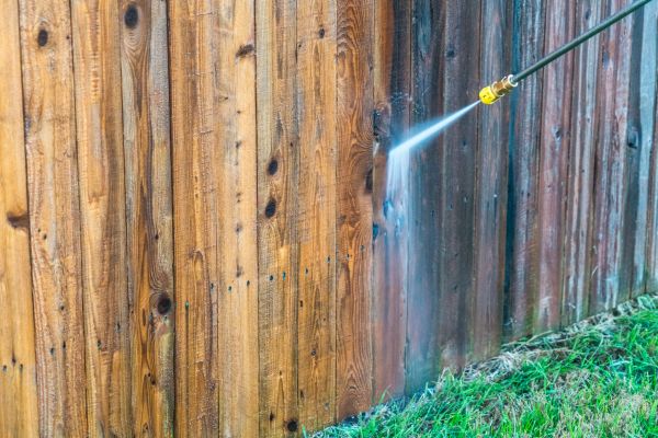 Fence Pressure Washing in Orange