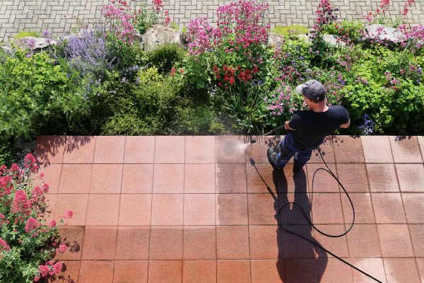 Patio Cleaning in Orange