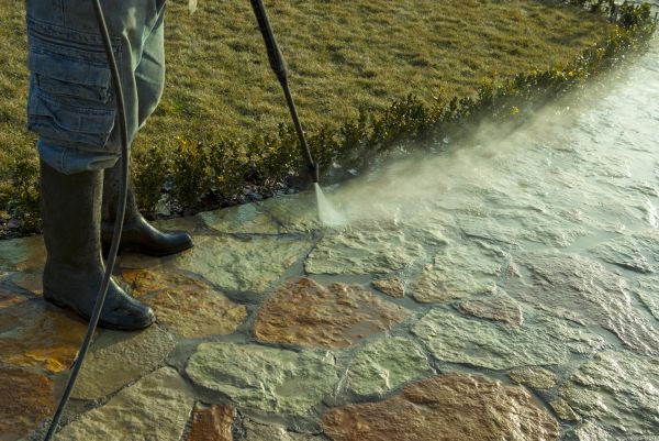 Stone Power Washing in Orange
