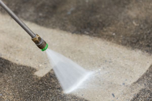 Garage Floor Power Washing in Orange