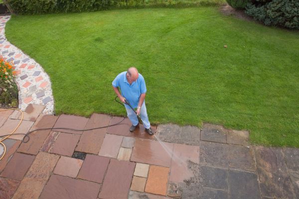 Pavers Pressure Washing in Orange