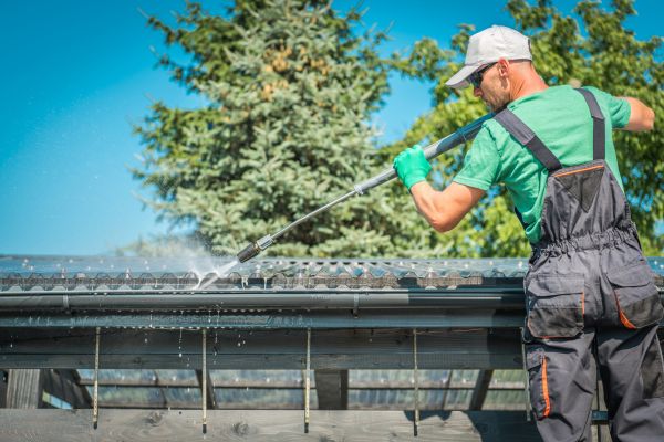 Gutter Power Washing in Orange