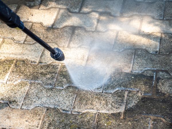 Paver Pressure Washing in Orange