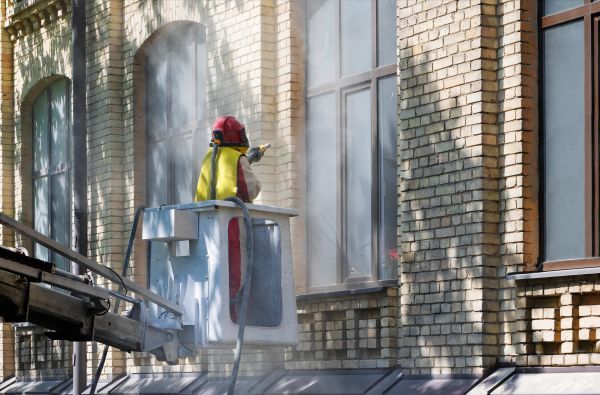 Brick Facade Cleaning in Orange