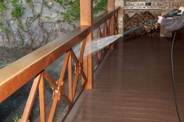 Porch Dirt Removal in Orange