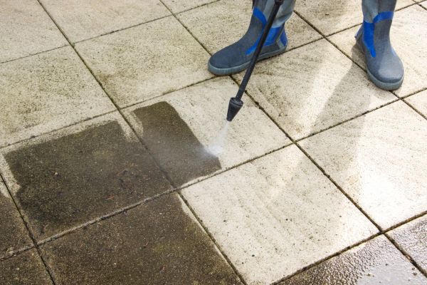 Outdoor Concrete Cleaning in Orange
