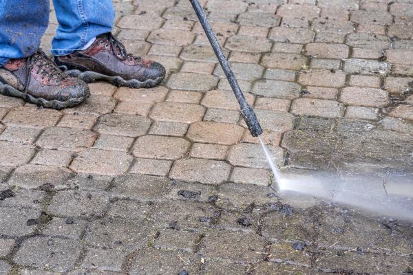 Stone Patio Cleaning in Orange