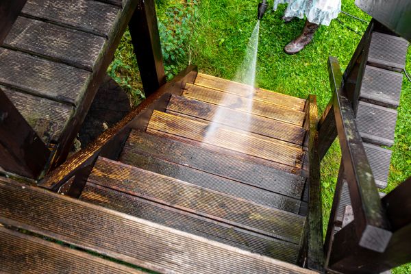 Wood Power Washing in Orange