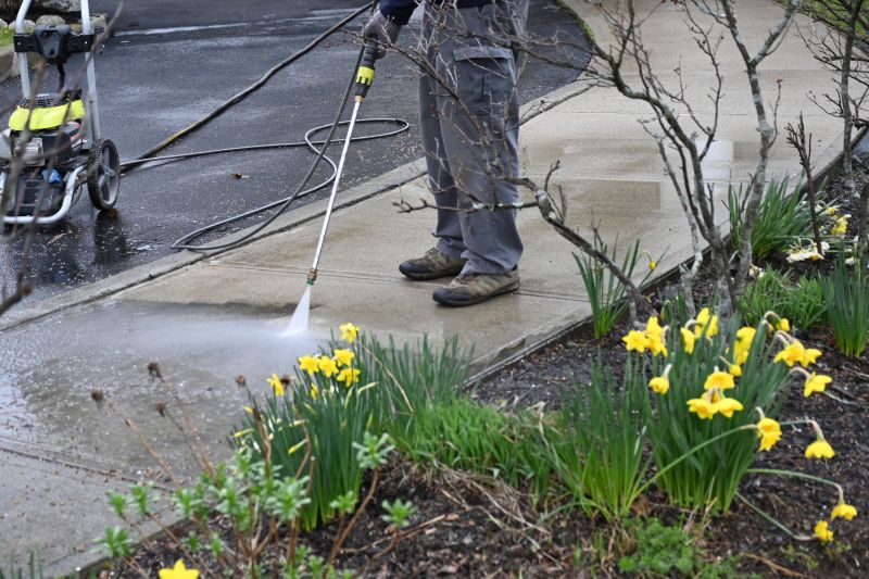 Sidewalk and Walkway Cleaning